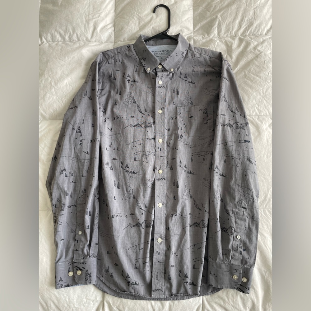 Banana Republic long sleeve casual button down
